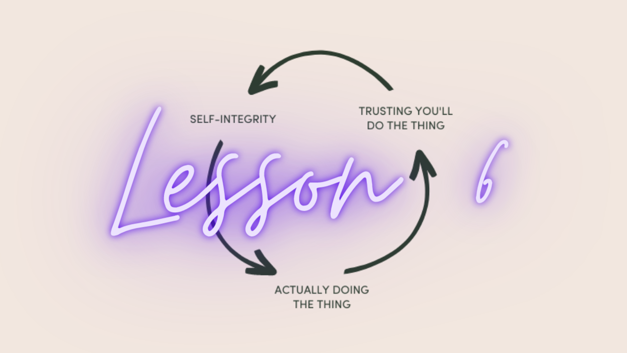 Lesson 6 – Self Integrity